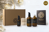 FEATURED. Give the gift of self-care with the best selling creations of our facial care line.  This gift set includes all the products for a beautiful at-home facial spa ritual to cleanse, revive & restore winter skin.   3 for the price of 2 products & added extra gifts...
